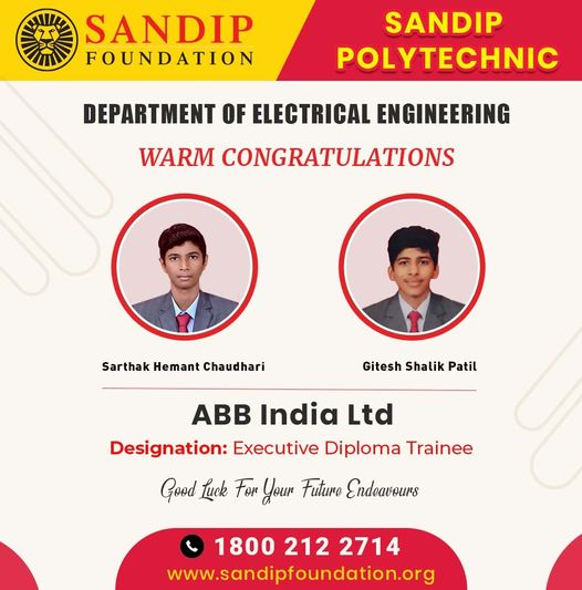 Sp Students Placed At ABB India Pvt Ltd