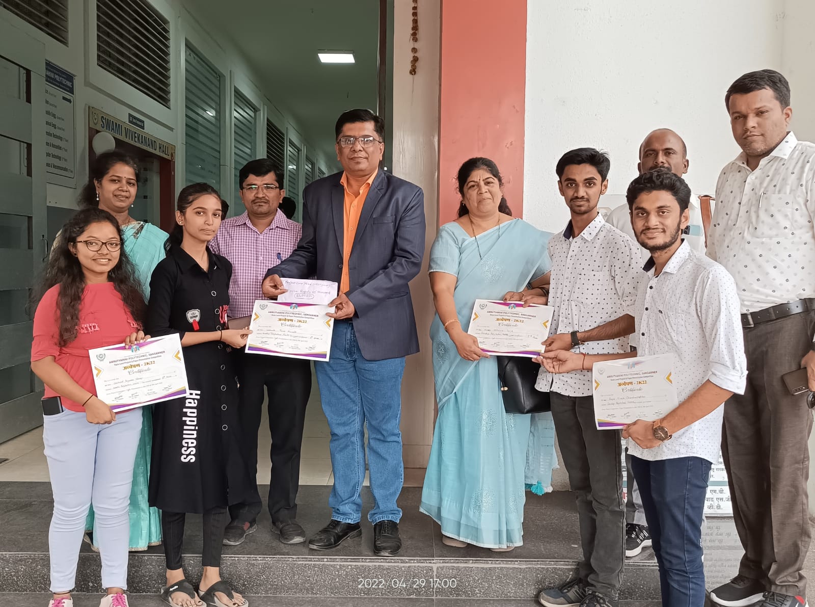Achievements of Sandip Polytechnic’s Civil Engineering Department students